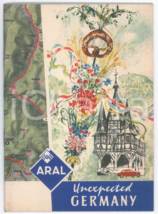 Materiale pubblicitario d’epoca 1960 ca TOURISM Unexpected GERMANY  Illustrated brochure ARAL 24 p. 1