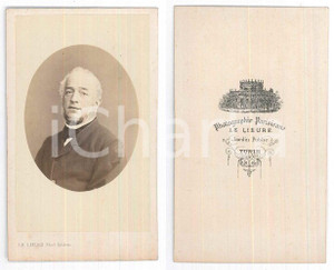 Fotografia d epoca originale 1875 ca TORINO Ritratto maschile  Busto  Fotografia LE LIEURE  CDV 1