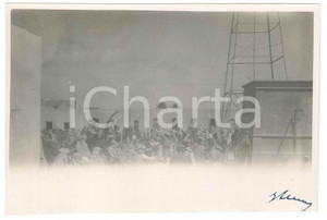 Fotografia d epoca originale 1927 LIBIA ITALIANA  GARIAN  Mercato suk  Foto ANIMATA 14x10 CM 1