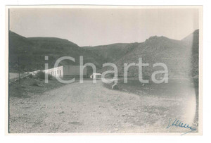 Fotografia d epoca originale 1927 LIBIA ITALIANA  Ai piedi del Gebel di GARIAN  Veduta  Foto 14x10 cm 1
