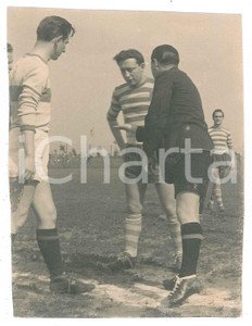 Fotografia d epoca originale 1930 ca LOMBARDIA  CALCIO Amatoriale  Partita squadra LOVERE Foto 9x12 cm 1