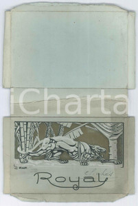 Stampa, bozzetto originale 1920 ca FRANCE Illustratore G. RAR  ClichÃ© ROYAL RARO Disegnato a mano 1