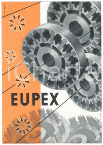 Materiale pubblicitario d’epoca 1954 MECCANICA Ditta FLENDERBOCHOLT  Giunti EUPLEX Pieghevole 1