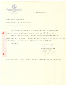 Manoscritto, lettera originale 1940 MADONNA DI CAMPIGLIO TN Albergo RAINALTER   Lettera per sigarette 1