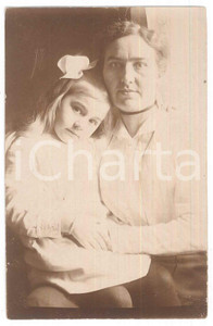 Fotografia d epoca originale 1920 ca GERMANY Mother and daughter  Portrait  Photo 9x14 cm 1
