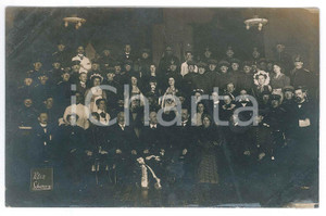 Fotografia d epoca originale 1911 SCHLESWIG GERMANIA Ritratto gruppo  Commemorazione Foto Peter SCHWARZ 1