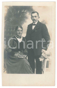 Fotografia d epoca originale 1915 ca ROITHAM AUSTRIA Maximilian DOPF and wife  Portrait Photo 1