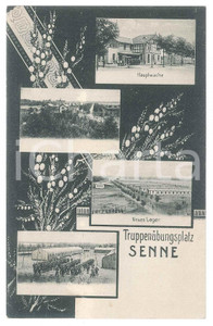 Cartolina originale da collezione 1908 SENNE D TruppenÃ¼bungsplatz  Neues Lager  Hauptwache Postcard 1