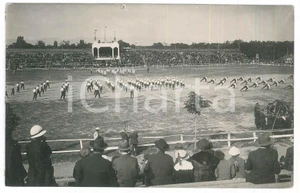 Fotografia d epoca originale 1925 ca SPORT GINNASTICA  SOFIA BULGARIA  Esibizione allo stadio Foto 14x9 1