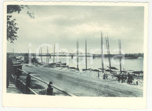 Fotografia d epoca originale 1940ca WW2  BIELORUSSIA Veduta dei territori occupati REAL PHOTO cm 9 X 6 1