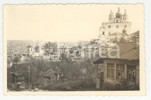 Fotografia d epoca originale 1940 WW2 SMOLENSK Veduta panoramica REAL PHOTO cm 9X6 1
