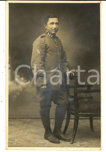 Fotografia d epoca originale 1918 WW1 REGIO ESERCITO Ritratto ufficiale Attilio PATUZZO di BOVOLONE  Foto 1