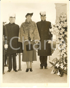 Fotografia d epoca originale 1937 ARLINGTON CEMETERY  Easter Service  Eleanor ROOSEVELT Eugene THOMPSON 1
