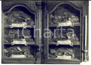 Fotografia d epoca originale 1950 ca MONSELICE Chiesa di San Giorgio  Corpi dei SS. Martiri  Foto 18x13 cm 1