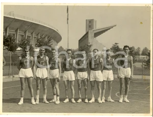 Fotografia d epoca originale 1937 TORINO Stadio Mussolini  Littoriali PALLACANESTRO  Ritratto squadra Foto 1