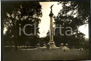 Fotografia d epoca originale 1940 ca WEST POINT  TROPHY POINT  The Battle Monument  Photo 18x13 cm 1
