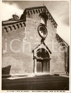 Fotografia d epoca originale 1957 GAVI AL Facciata della chiesa di San Giacomo Foto artistica ALINARI 20x25 1