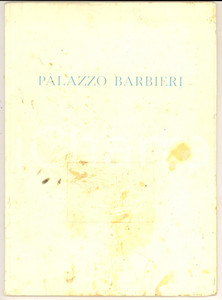 Libro, pubblicazione d epoca 1951 VERONA  Palazzo BARBIERI  Pubblicazione ILLUSTRATA 40 pp. 1