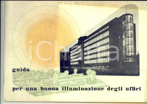 Libro, pubblicazione d epoca 1949 PHILIPS Guida per una buona illuminazione degli uffici  ILLUSTRATO 48pp. 1