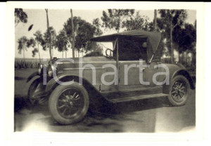 Fotografia d epoca originale 1925 ca AUTOMOBILISMO ITALIA Auto Fiat 509 Spider  Foto VINTAGE 9x6 cm 1