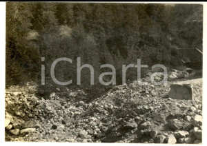 Fotografia d epoca originale 1960 ca s. l. GEBBO / VARZO VB Veduta con il rio PARIS Foto 10x8 cm 1