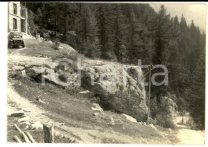 Fotografia d epoca originale 1960 ca s. l. SAN DOMENICO / VARZO VB Affioramenti di gneiss Foto 10x8 cm 1