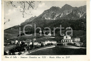 Cartolina originale da collezione 1947 OLTRE IL COLLE BG Veduta panoramica con chiesa SAN BARTOLOMEO Cartolina 1