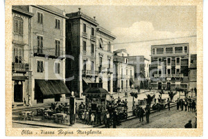 Cartolina originale da collezione 1942 OLBIA SASSARI Edicola in piazza REGINA MARGHERITA Cartolina ANIMATA FG 1