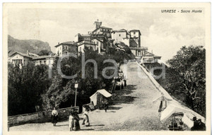 Cartolina originale da collezione 1939 VARESE Salita al SACRO MONTE Cartolina VINTAGE ANIMATA  FP VG 1