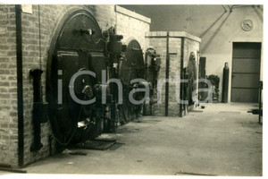 Fotografia d epoca originale 1951 MILANO Istituto Leone XIII  Centrale termica con caldaie Foto ARTISTICA 1