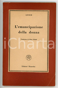 Libro, pubblicazione d epoca 1950 Vladimir LENIN L emancipazione della donna Piccola Biblioteca Marxista 1