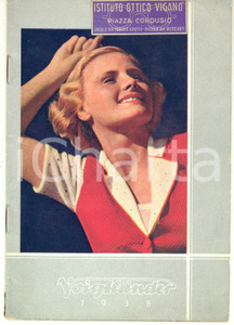 Libro, pubblicazione d epoca 1938 MILANO Piazza Cordusio  Ottica ViganÃ²  Macchine fotografiche VOIGTLANDER 1