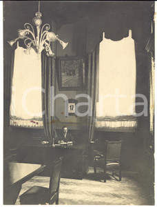 Fotografia d epoca originale 1934 VICENZA Ritratto di pubblico funzionario alla scrivania  FOTO DANNEGGIATA 1