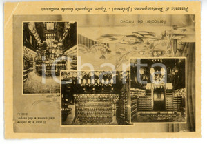 Cartolina originale da collezione 1950 ca PONTECAGNANO SA Villa NEGRI Vedutine con pizzeria e cantina Cartolina 1