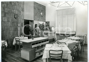 Cartolina originale da collezione 1960 ca PARMA Sala da pranzo ristorante AURORA Cartolina VINTAGE  FG NV 1