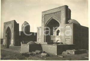 Fotografia d epoca originale 1934 SAMARCANDA UZBEKISTAN Piazza con moschee in rovina  Foto 17x12 cm 1