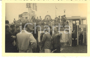Fotografia d epoca originale 1933 AUTOMOBILISMO MONZA GP d Italia  Achille STARACE in visita Foto 14x9 cm 1