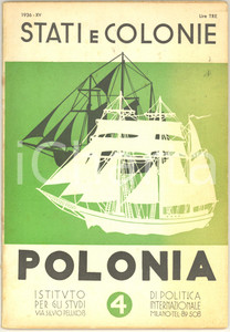 Giornale, rivista storica 1936 STATI E COLONIE  POLONIA  Rivista nÂ° 4  40 pp. 1