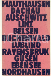 Libro, pubblicazione d epoca 1960 PARMA Mostra della deportazione nei campi nazisti  Catalogo 18 pp. 1