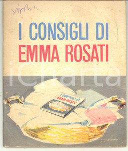 Materiale pubblicitario d’epoca 1950 ca LEVER GIBBS Detersivo OMO PIU   I consigli di Emma Rosati 62 pp. 1