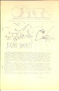 Giornale, rivista storica 1936 OSARE I successi della SocietÃ  delle Nazioni  Ciclostilato studentesco 1