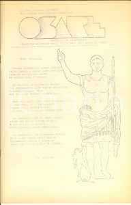 Giornale, rivista storica 1936 OSARE Risultati dei Giochi Invernali ONB a Valbruna  Ciclostilato nÂ° 7 1