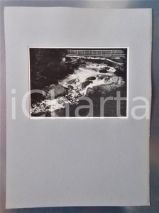 Fotografia d epoca originale 1936 AUSTRIA Veduta del fiume KOTSCHACH BACH Foto con passepartout 24x34 cm 1