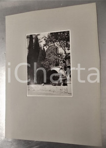 Fotografia d epoca originale 1949 RIVA DEL GARDA Vecchio albergo Foto VINTAGE con passepartout 24x34 cm 1