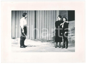 Fotografia d epoca originale 1982 TEATRO Il mattatoio  Giovanni VISENTIN Delia BERTOLUCCI Lella COSTA 1