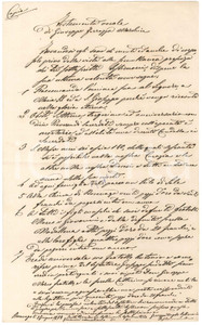 Documento originale, autentico 1878 BOCENAGO TN Testamento vocale di Giuseppe FERRAZZA  Manoscritto 1
