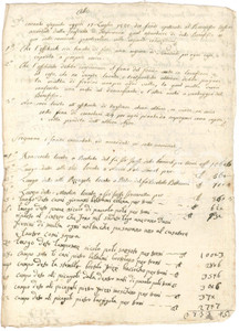 Documento originale, autentico 1820 MASSIMENO TN Atto d incanto fondi del beneficio COZZINI  Manoscritto 1
