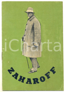 Libro, pubblicazione d epoca 1941 ANONIMO WW1 Intrighi ed affari di sir Basil Zaharoff  PROPAGANDA 16 pp. 1