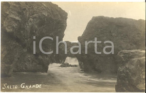Fotografia d epoca originale 1920 ca SALTO GRANDE URUGUAY Cascadas  Real VINTAGE photo 14x9 cm 1