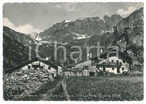 Cartolina originale da collezione 1957 CHIAPILI DI SOPRA  Punta di Galisia e Punta Basei  Cartolina FG VG 1